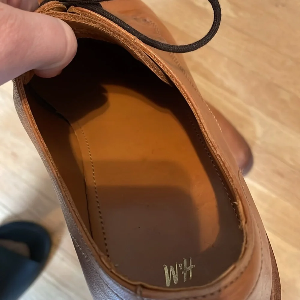 H&M Light Brown Leather Dress Shoes - Picture 5 of 9